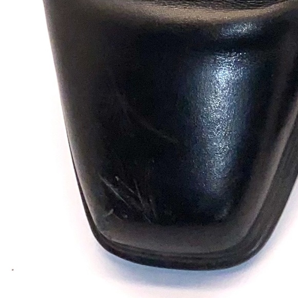 ECCO City Tray Plain Toe Derby Black Leather Shoes Mens size 10 - Picture 7 of 7